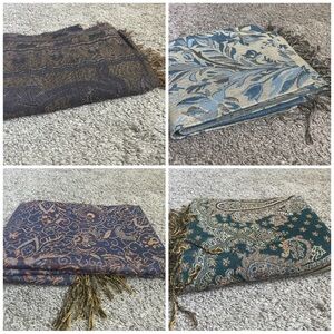 Bundle of 4 Scarves